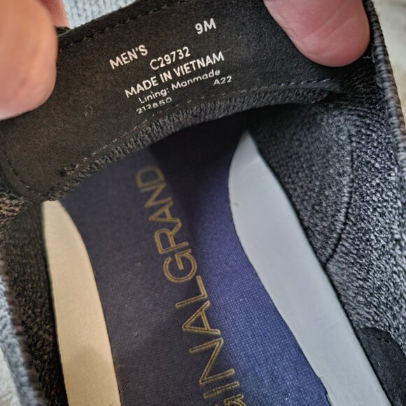 Cole Haan Orginal Grand Stitchlite Oxford Gray Knit Mens 9 - Picture 9 of 9